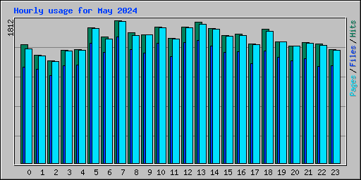 Hourly usage for May 2024