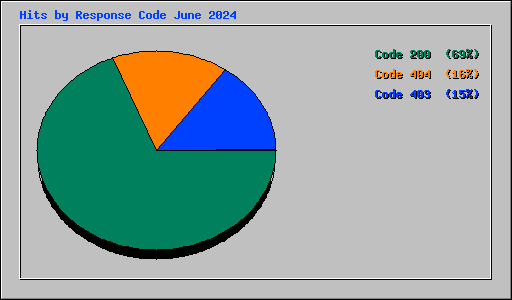 Hits by Response Code June 2024